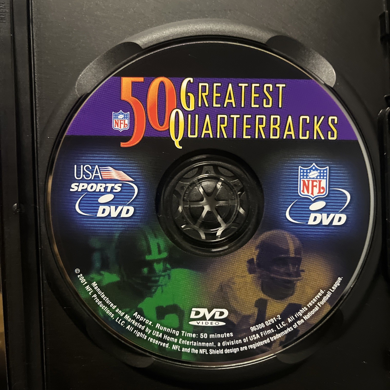 NFL Films : 50 Greatest Quarterbacks (DVD, 2001) 96306 0291-2 – Sealed