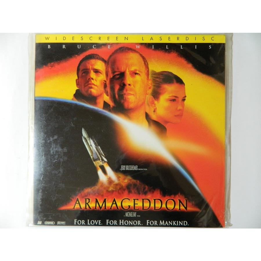 LaserDisc Armageddon Wide Screen Used CLV 151min Stereotouchstone