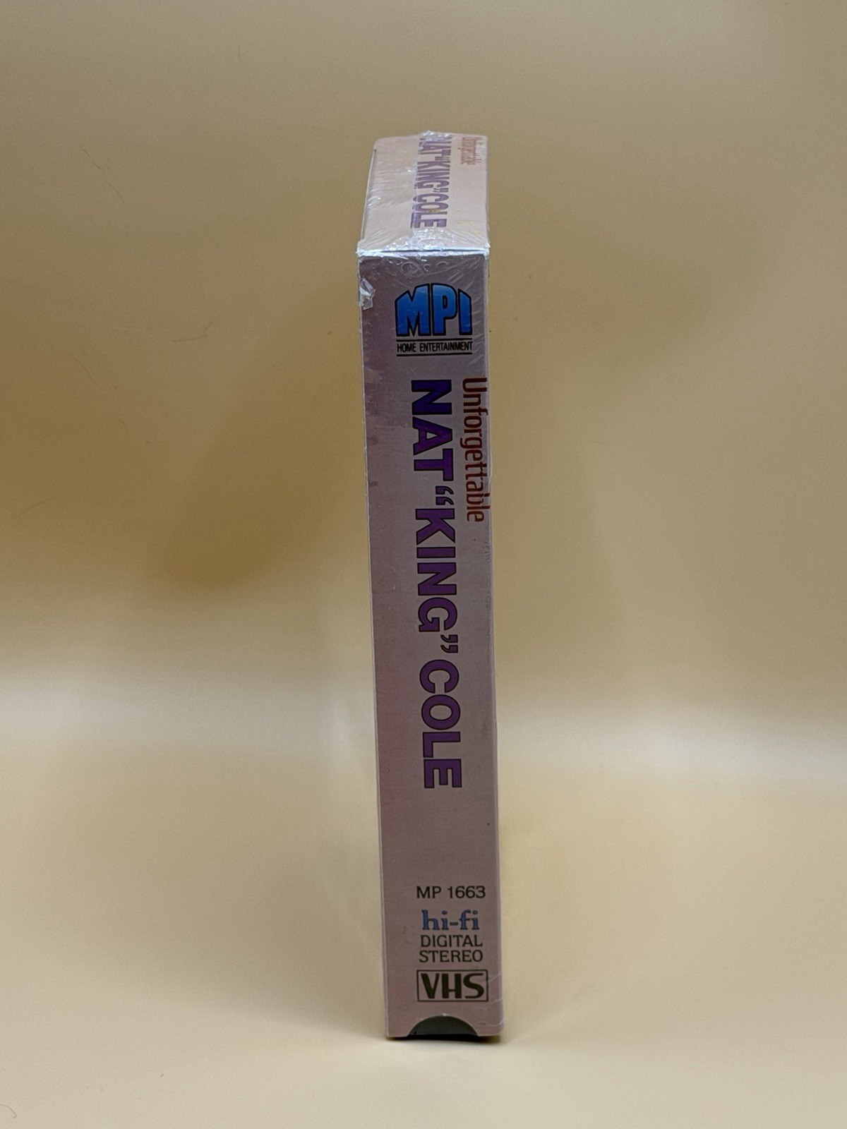 Nat King Cole Unforgettable (VHS, 1989) SEALED NEW Visual Biography Of His Life