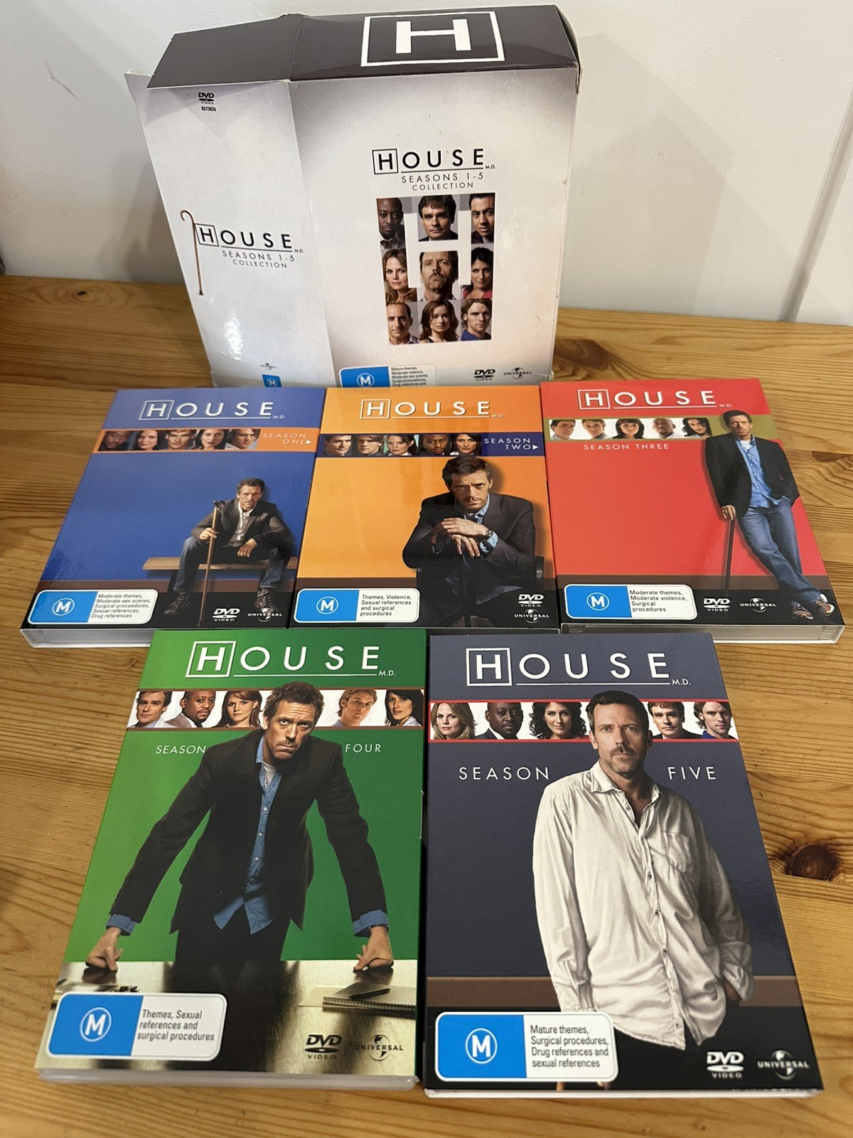 House, M.D. : Season 1-5 | Boxset (Box Set Box Set, DVD, 2006)