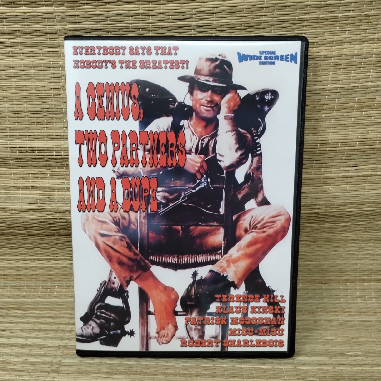 A Genius, Two Partners and a Dupe DVD – Terence Hill, Western Comedy OOP VG