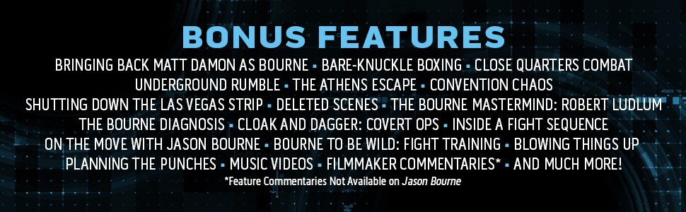 The Bourne Complete Collection 20th Anniversary Limited Edition *Brand New Seal*