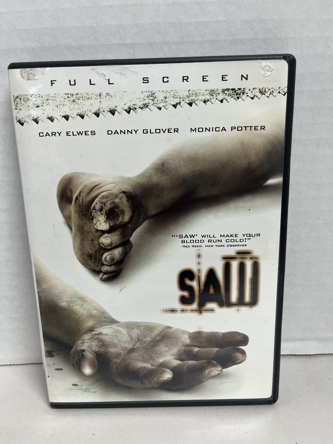 Saw DVD 2004 Cary Elwes Danny Glover James Wan Widescreen Horror Thriller