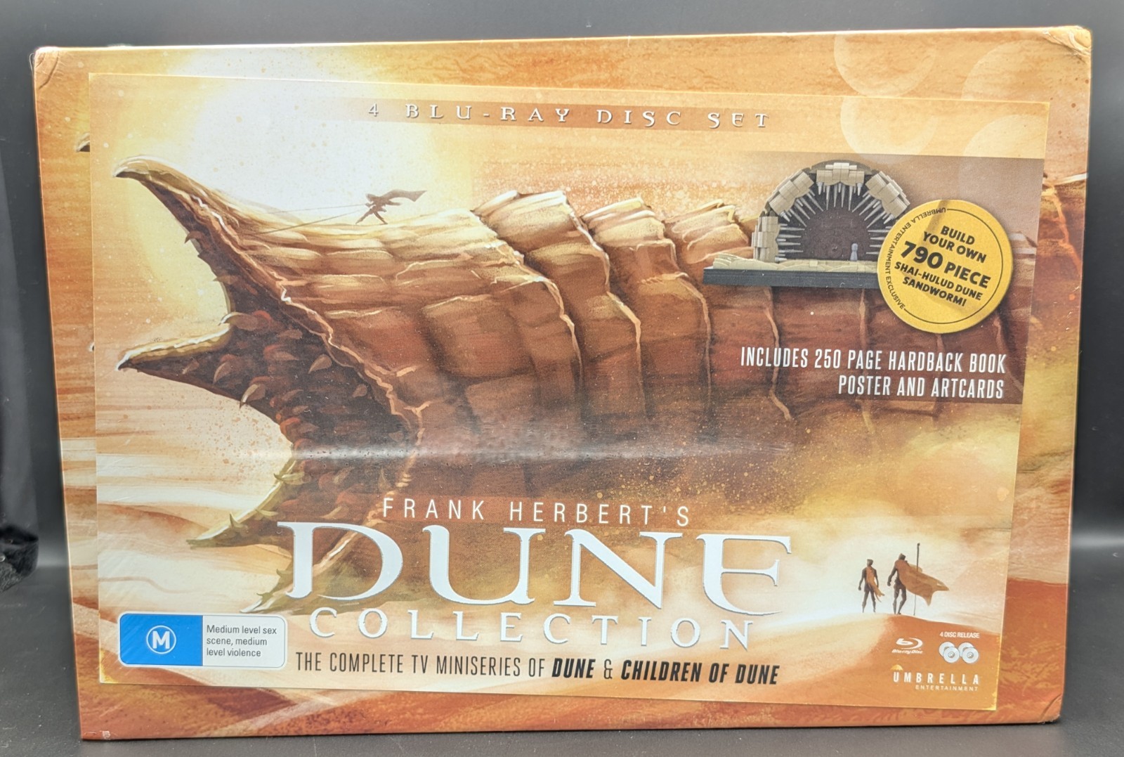 Dune Children Of Dune 4 Disk Blu-Ray Build Your Own 790 Pc Shai Hulud & Book