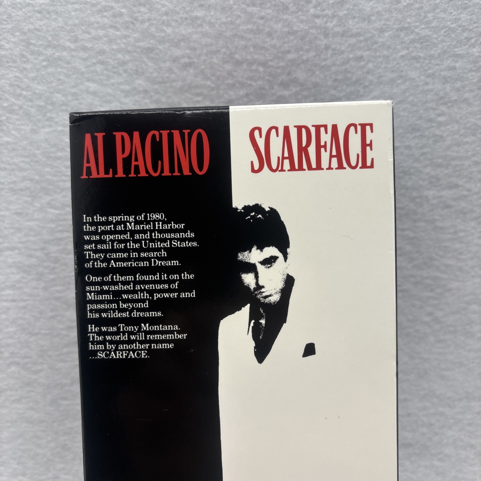 Scarface – VHS – 1990 – 2 Tape Set – Al Pacino – Brian De Palma – Tested Working
