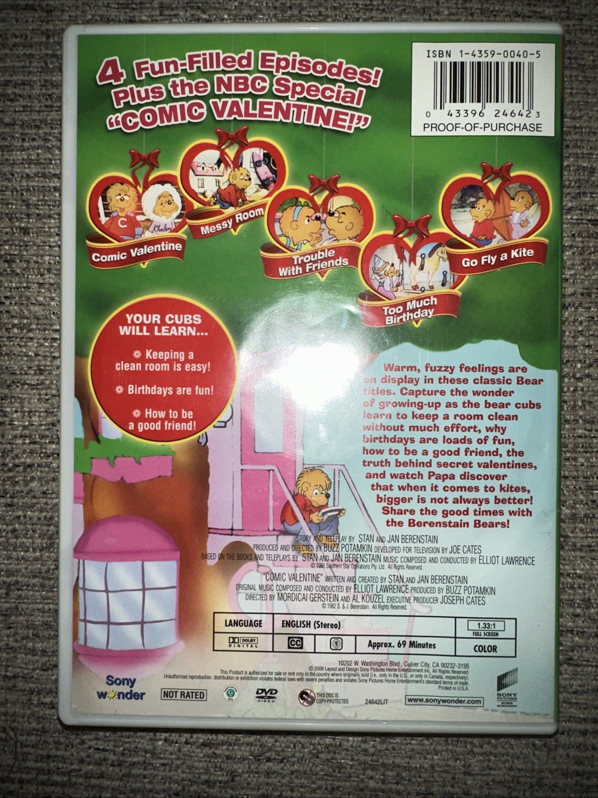 The Berenstain Bears – Kindness, Caring And Sharing (DVD, 2009)