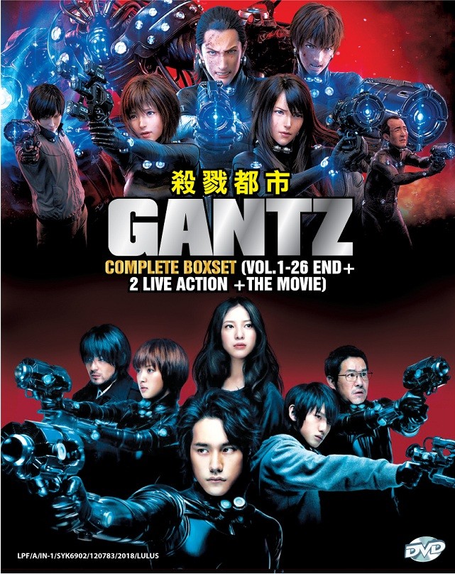 DVD Anime GANTZ Complete Series (1-26 + 2 Live Action + Movie) English Version*