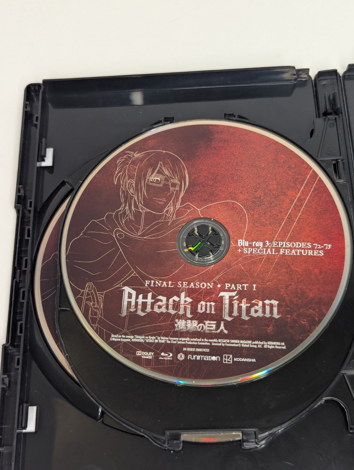 Attack on Titan Final Season Part 1 Blu-ray Funimation Eng/Jpn Eng Subs