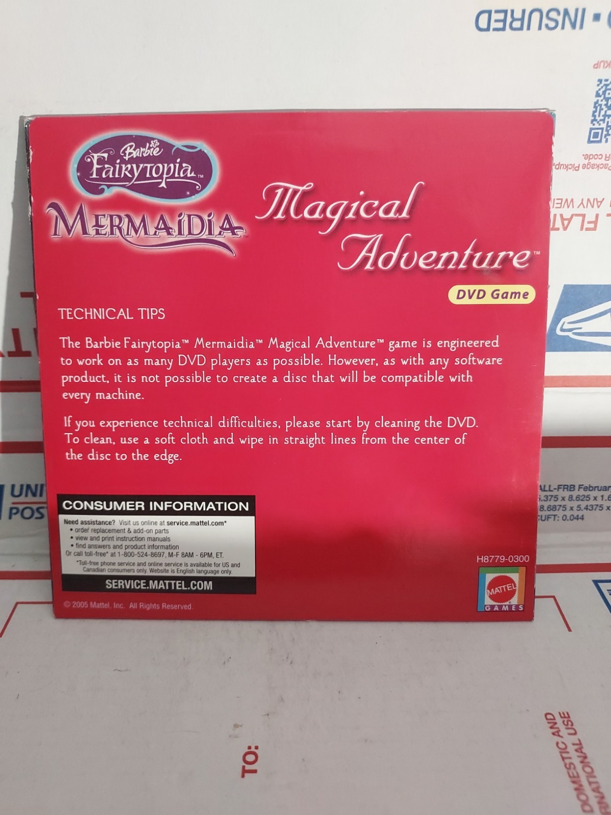 Rare Barbie Fairytopia Mermaidia Magical Adventure DVD Game Good Used – #162c