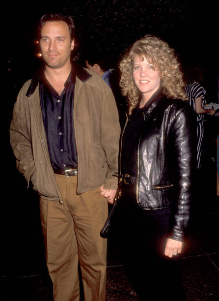 Actress Nancy Allen husband Comedian Craig Shoemaker at the A- 1992 Old Photo 1