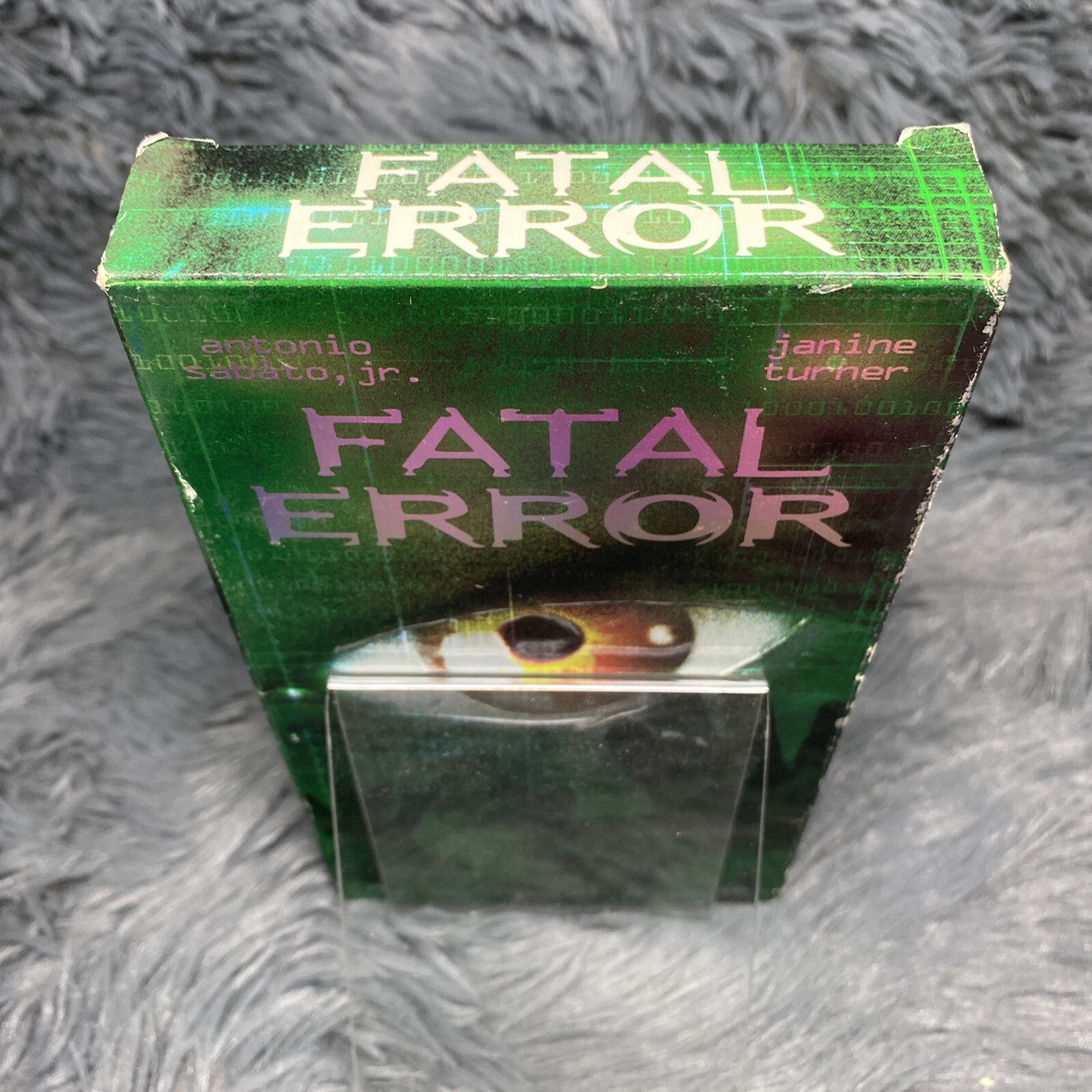 Fatal Error VHS 2002 Antonio Sabato Jr. Janine Turner Thriller Rare HTF Drama