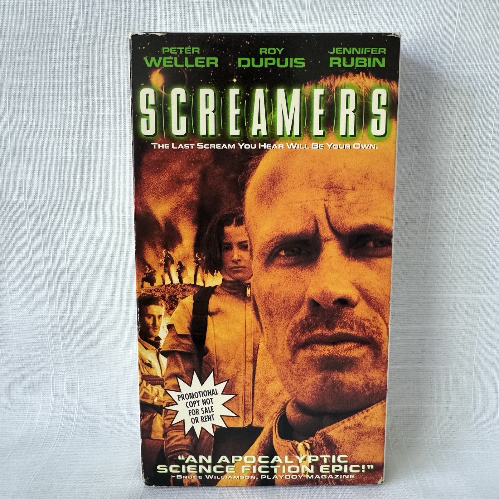 Screamers VHS 1996 Screener Promo Tape Very Good Peter Weller
