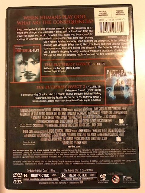 Lot of 5 TIME TRAVEL Movies (4 DVDs) Looper, Stargate, Butterfly Effect, Deja Vu