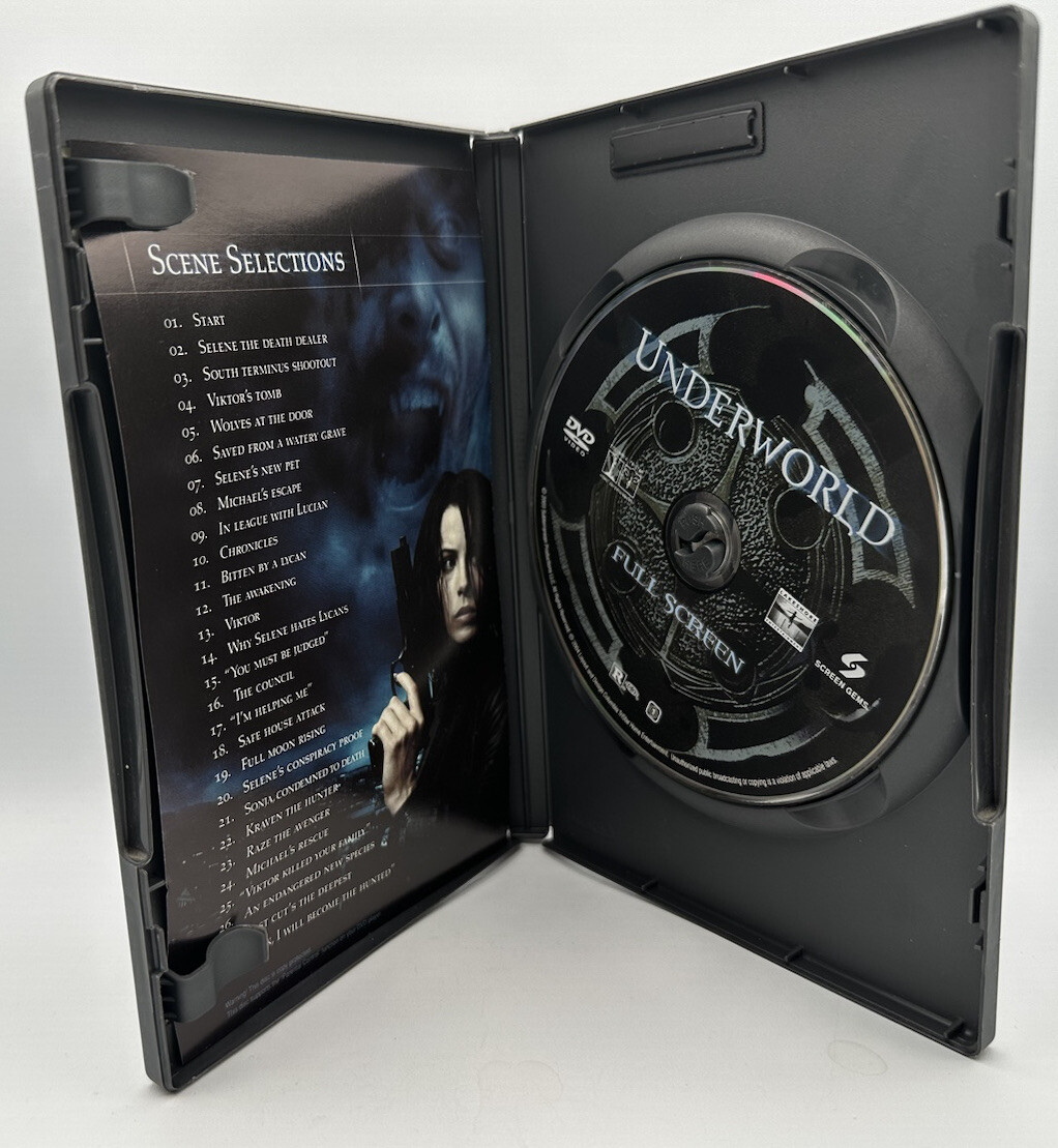 Underworld DVD Full-Screen Special Edition Kate Beckinsale Scott Speedman 2004