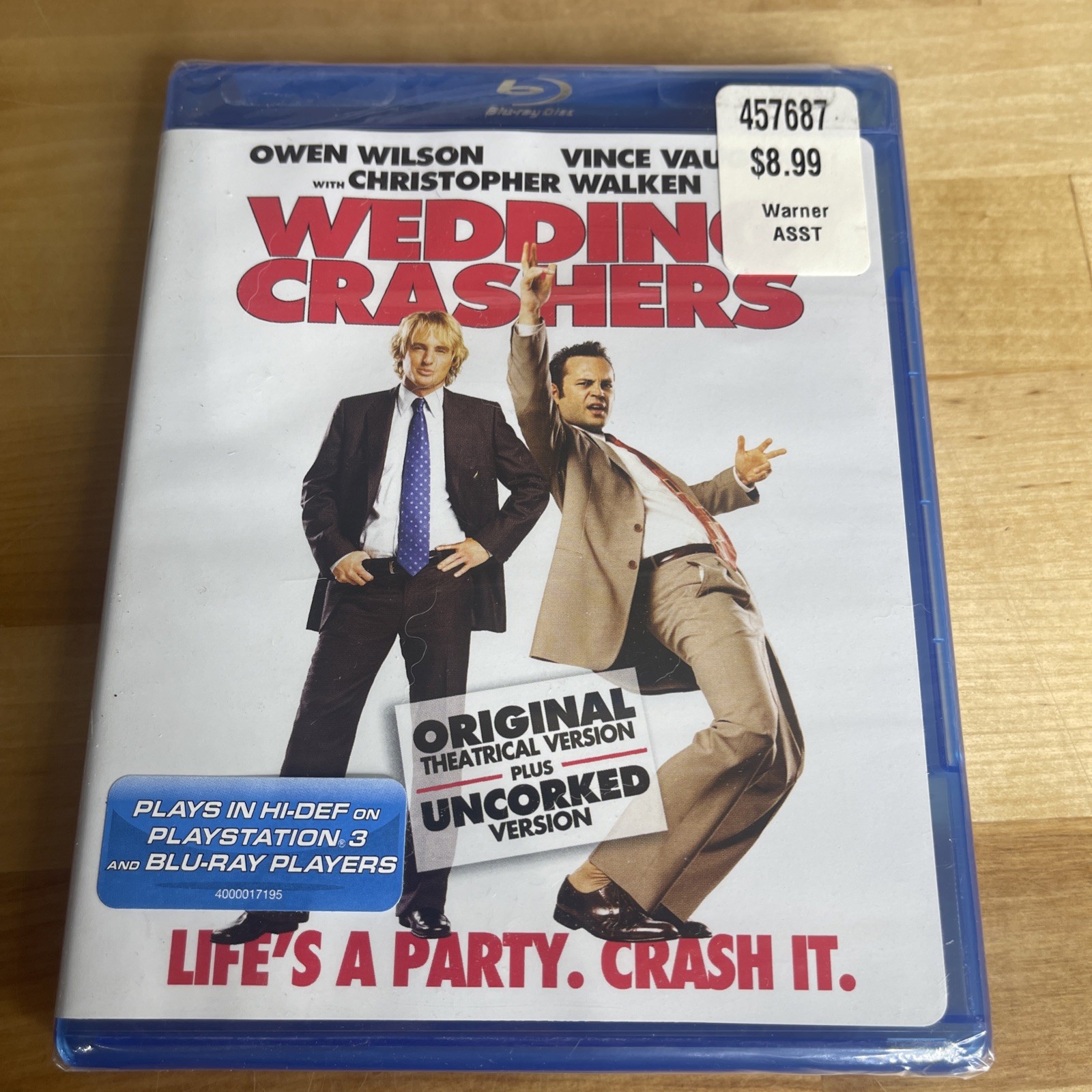 Wedding Crashers Blu-Ray 2008 Unrated Uncorked Edition Owen Wilson New Sealed
