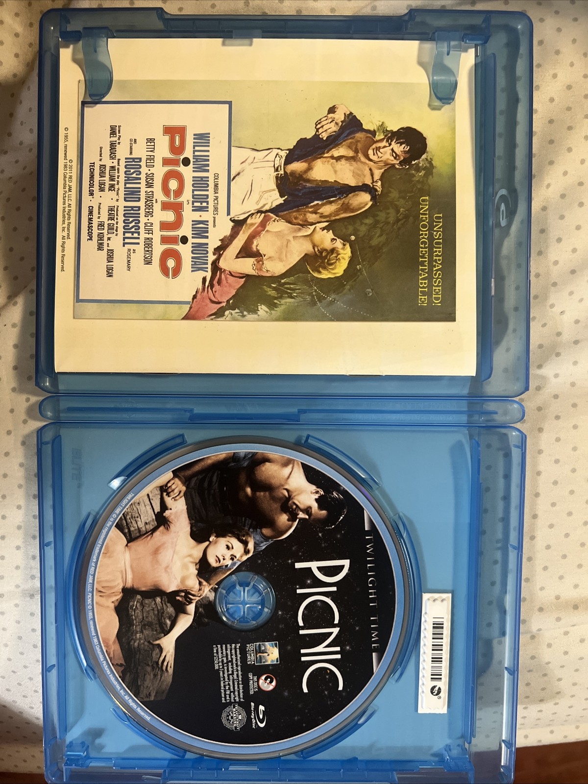 Picnic (1955) Twilight Time OOP Blu-ray w/Booklet. EXCELLENT RARE Kim Novak