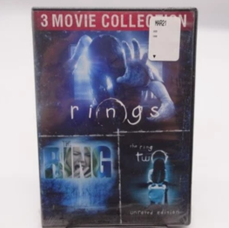 The Ring: 3-Movie Collection (DVD, 2017, 3 Disc Set) New Sealed Horror Rings