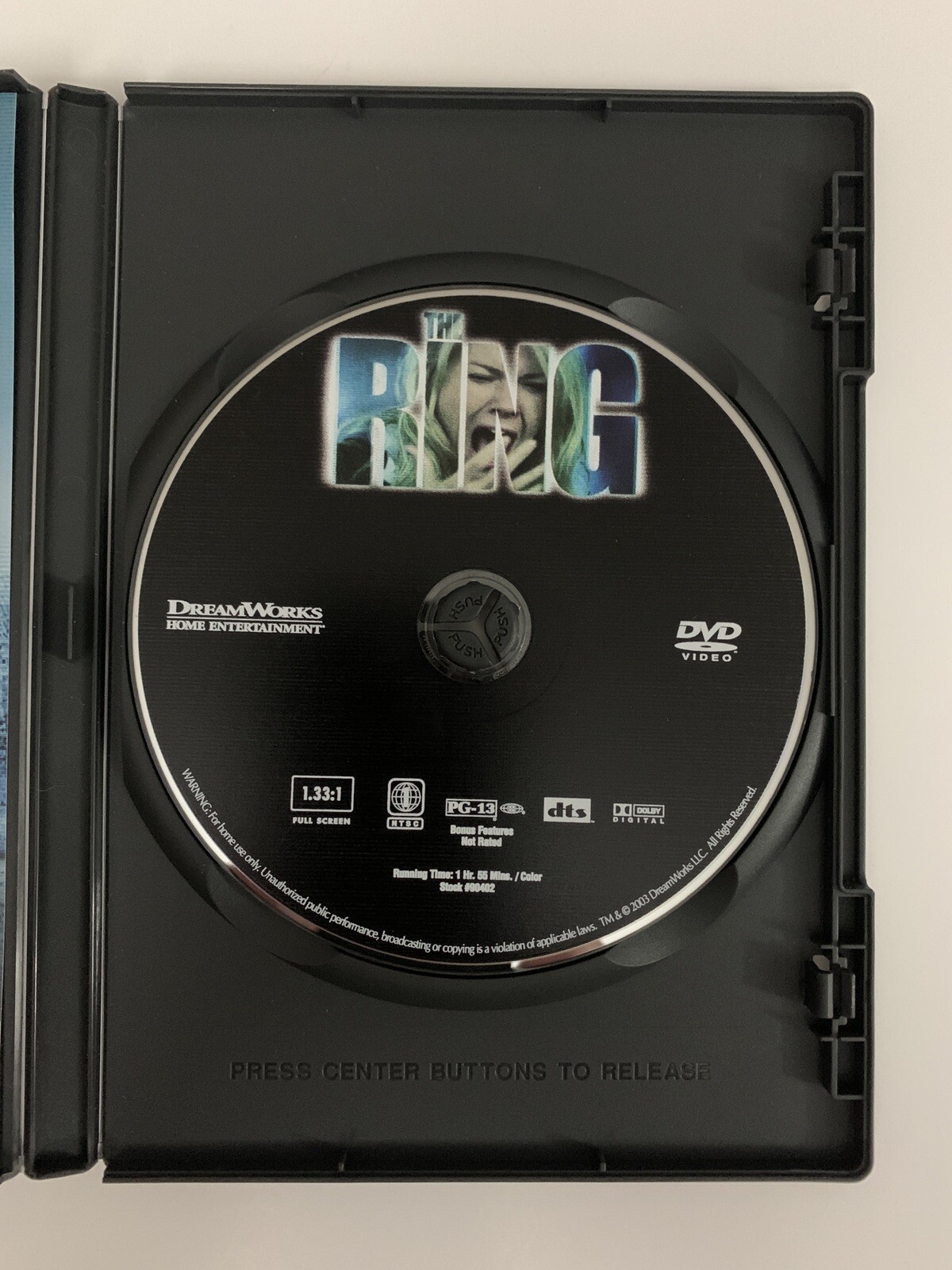 The Ring (DVD, 2003, Full Frame)