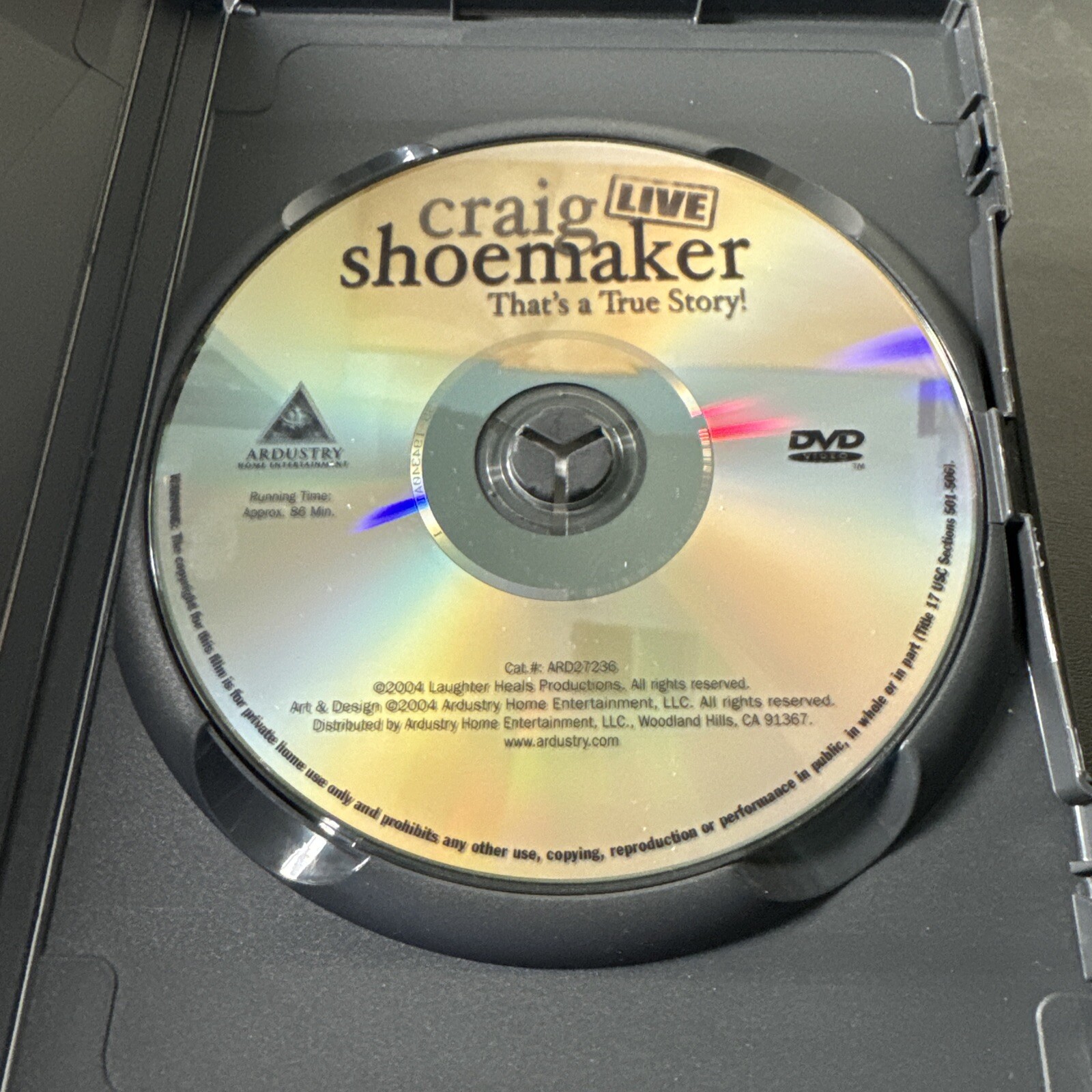 Craig Shoemaker That’s A True Story! DVD Live At San Jose Improv Comedy Club