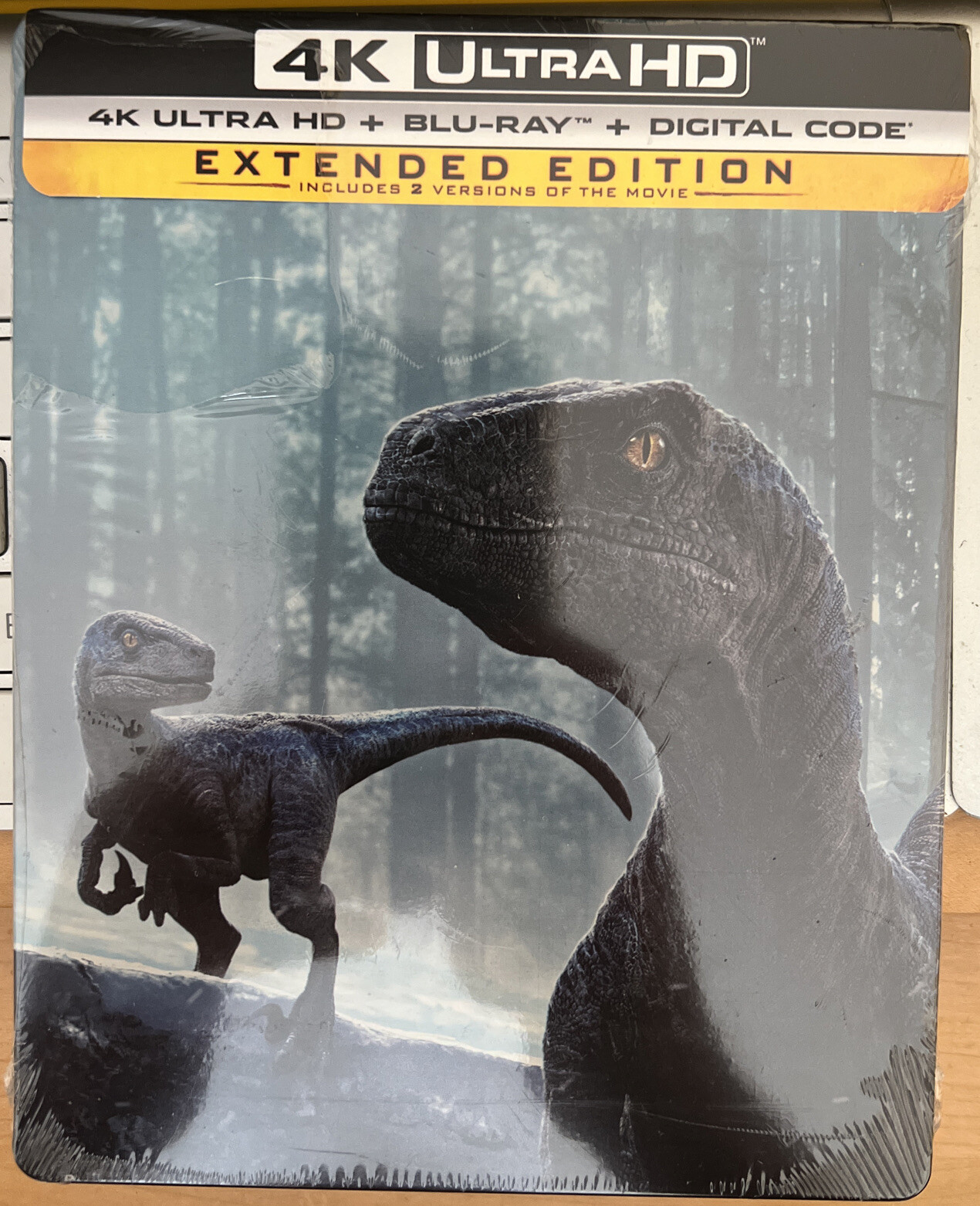 Jurassic World Dominion Limited Edition SteelBook 4K UHD Blu-ray Bryce Dallas