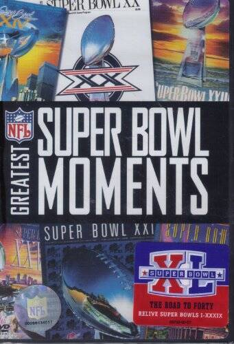 NFL – Greatest Super Bowl Moments – DVD By Jim Brosall – GOOD