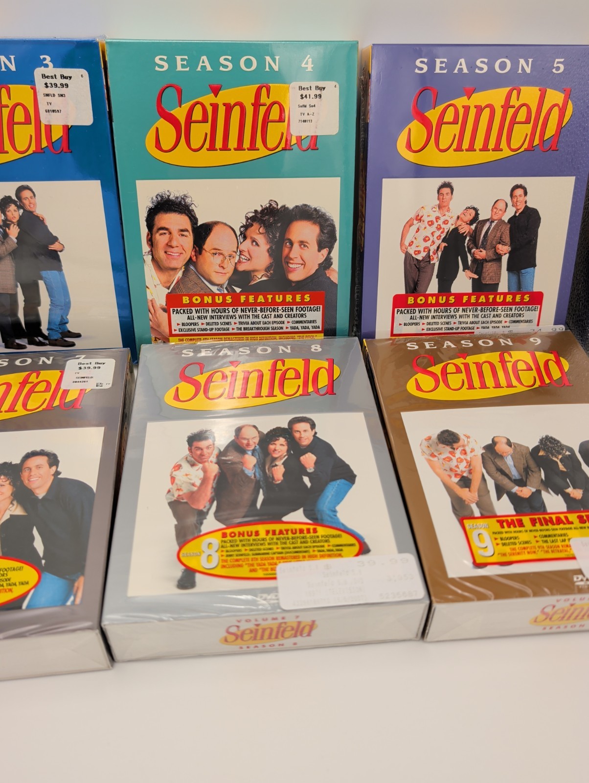 SEINFELD – Seasons 1 2 3 4 5 6 7 8 9 Complete Series DVD Factory Sealed