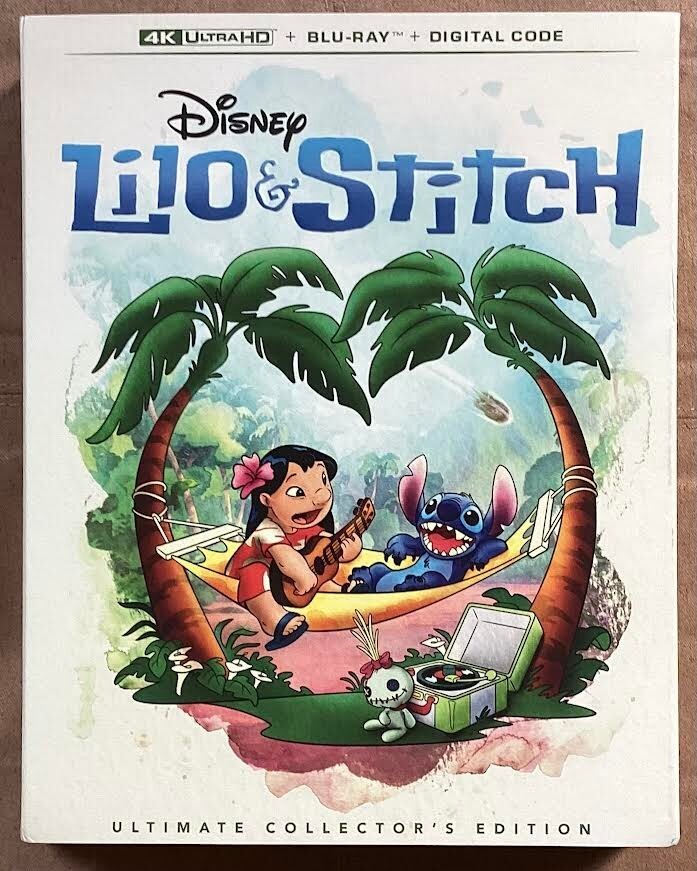Lilo & Stitch (Disney May 2025) 2 Disc Ultra 4k Blu-ray Set w Slipcover, Prompt