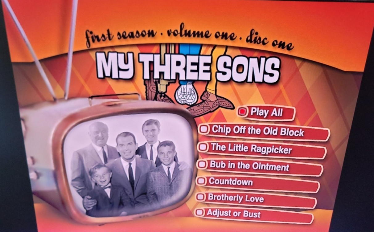 My Three Sons Seasons 1-4 (DVD Set) Region 0 – U.S Compatible