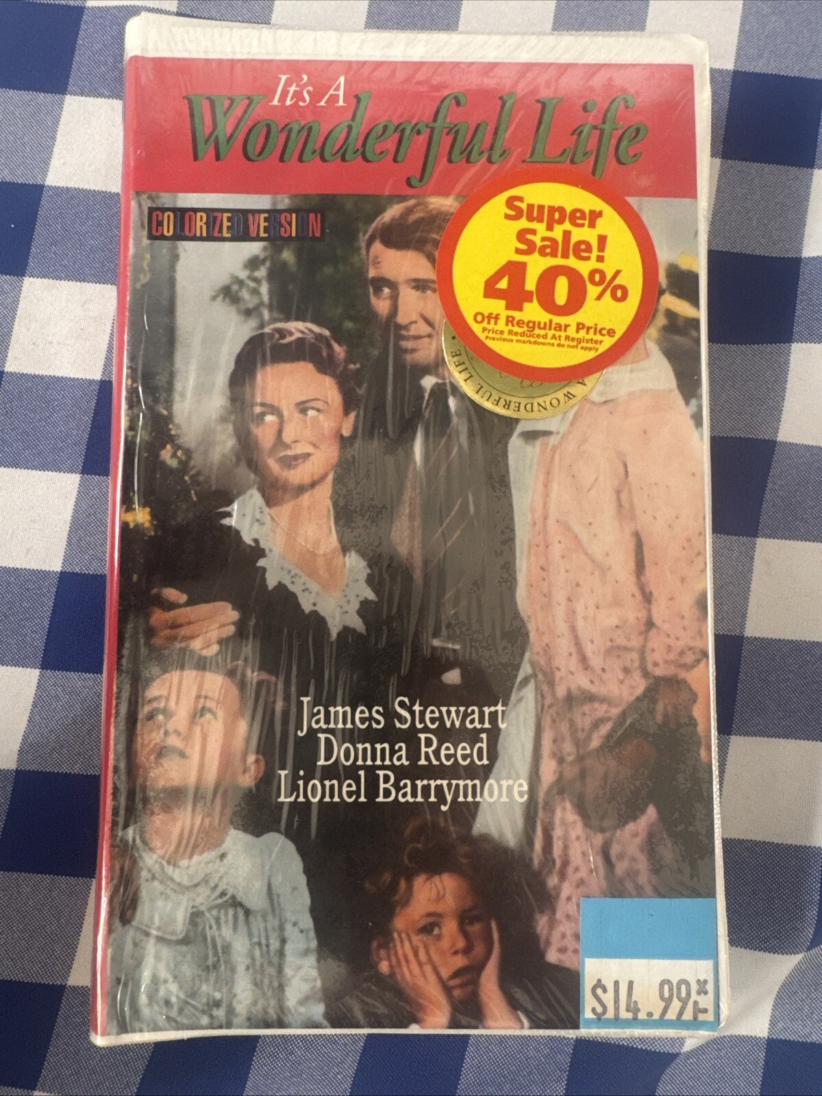 IT’S A WONDERFUL LIFE (VHS,1996 Brand new sealed 50th Anniversary) 