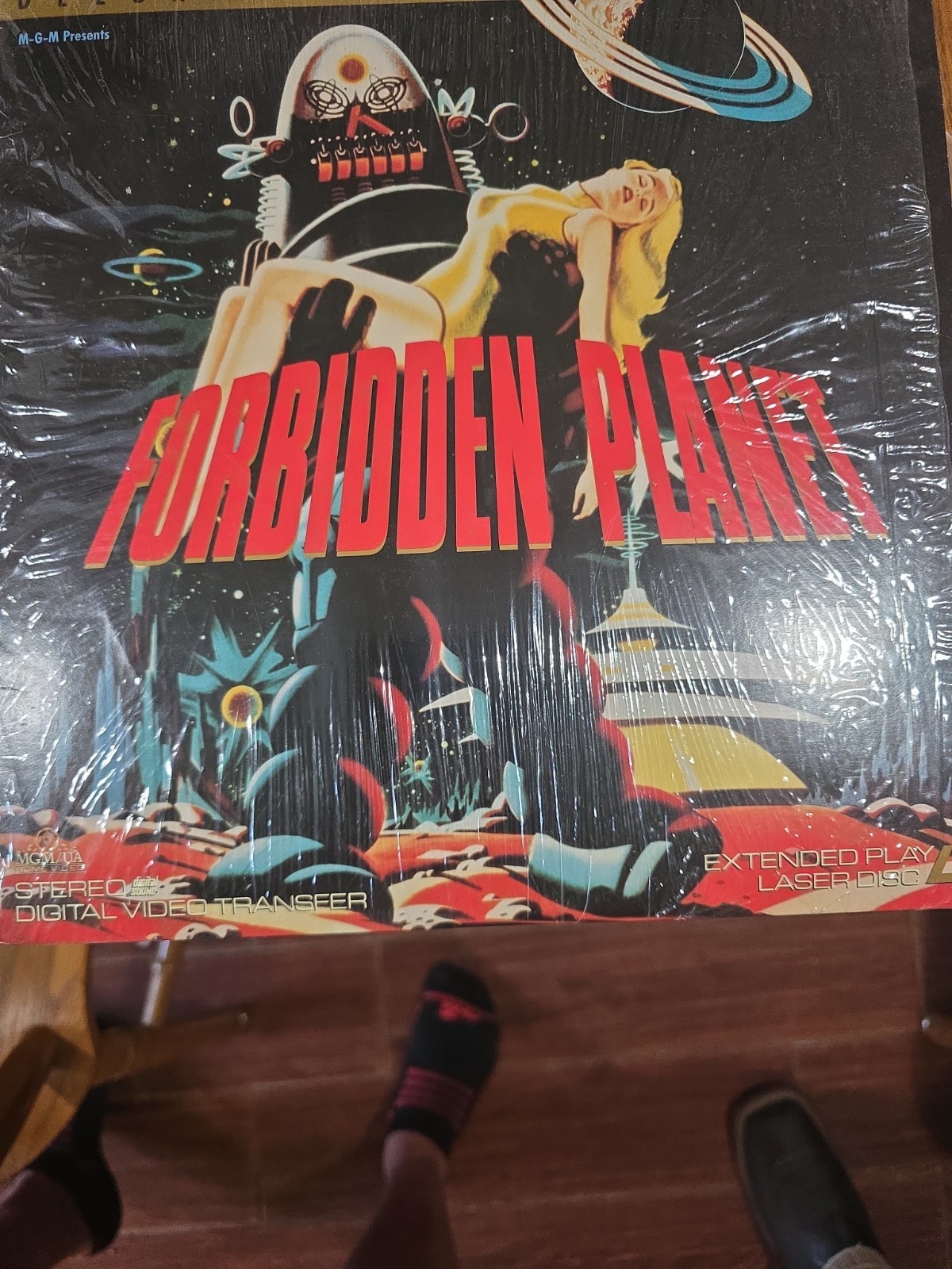 Forbidden Planet Laserdisc, New and Sealed, Robby the Robot, Walter Pidgeon