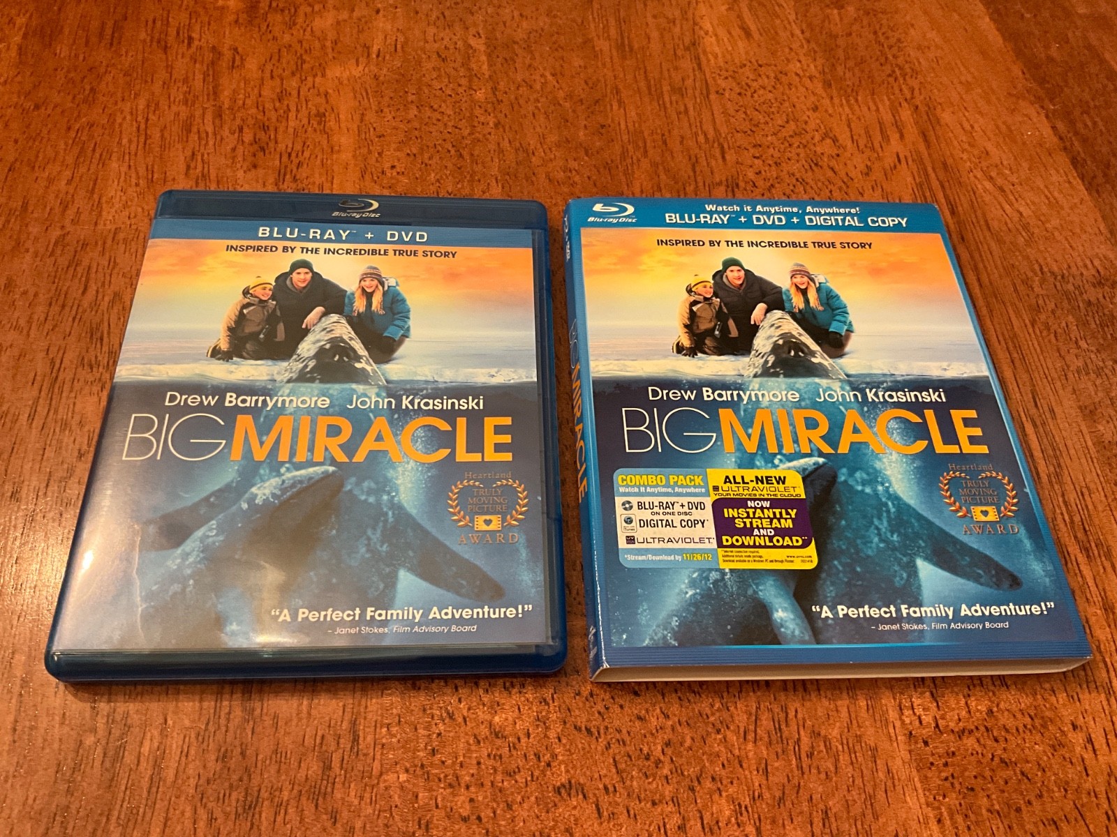 Big Miracle (Blu Ray) Drew Barrymore John Krasinski – EUC