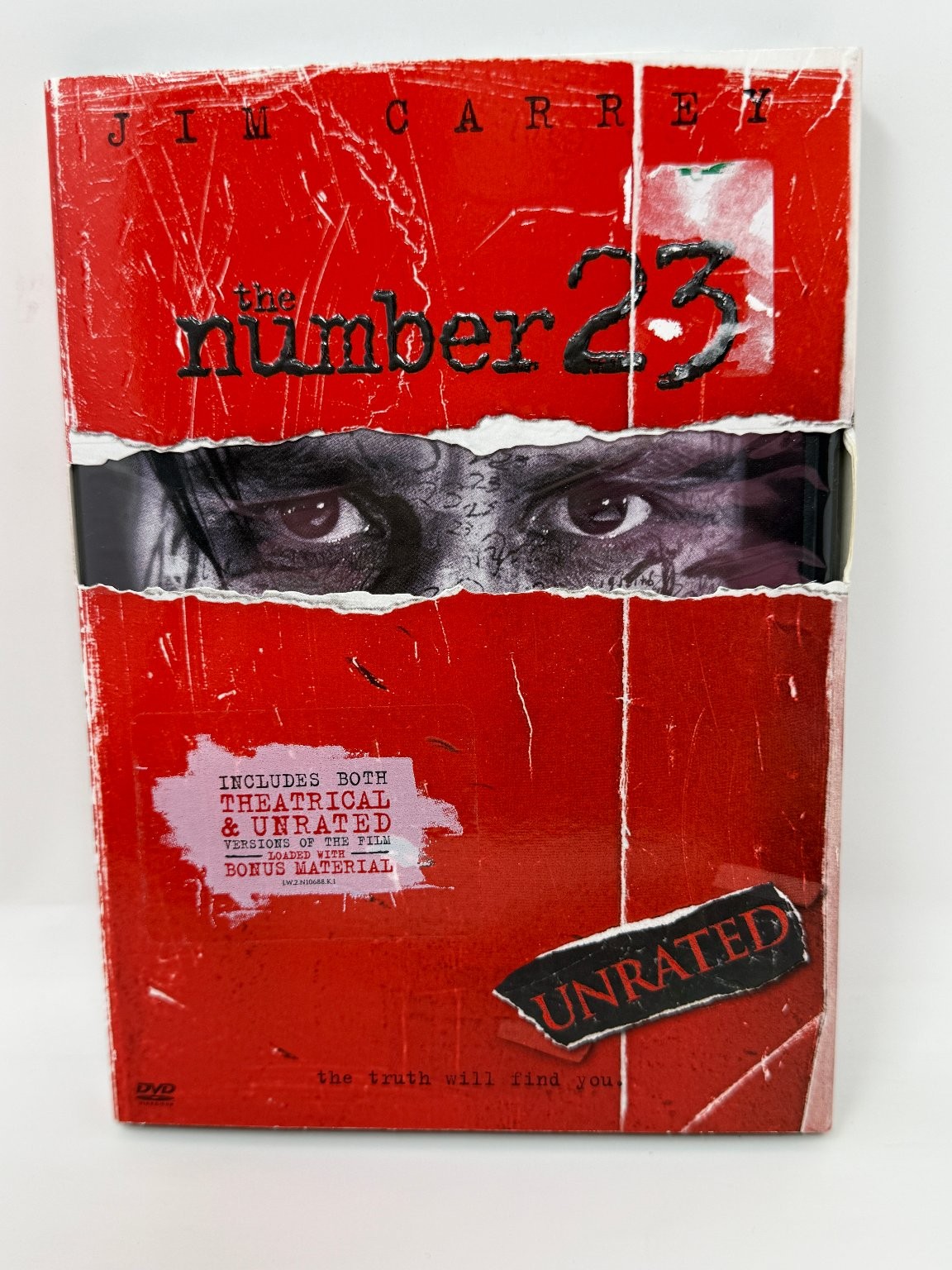 The Number 23 DVD 2007 Jim Carrey Unrated Theatrical Versions Joel Schumacher