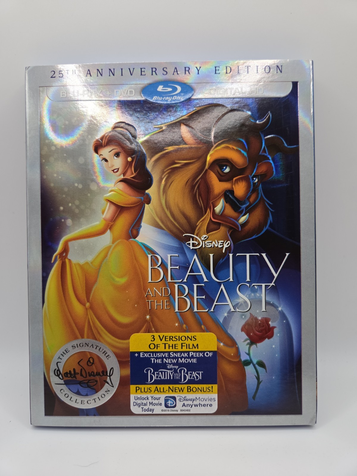 Beauty and the Beast (25th Anniversary) (Blu-ray, 2016)