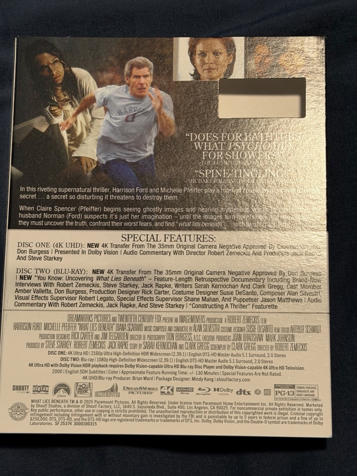 What Lies Beneath 4K Slipcover Only