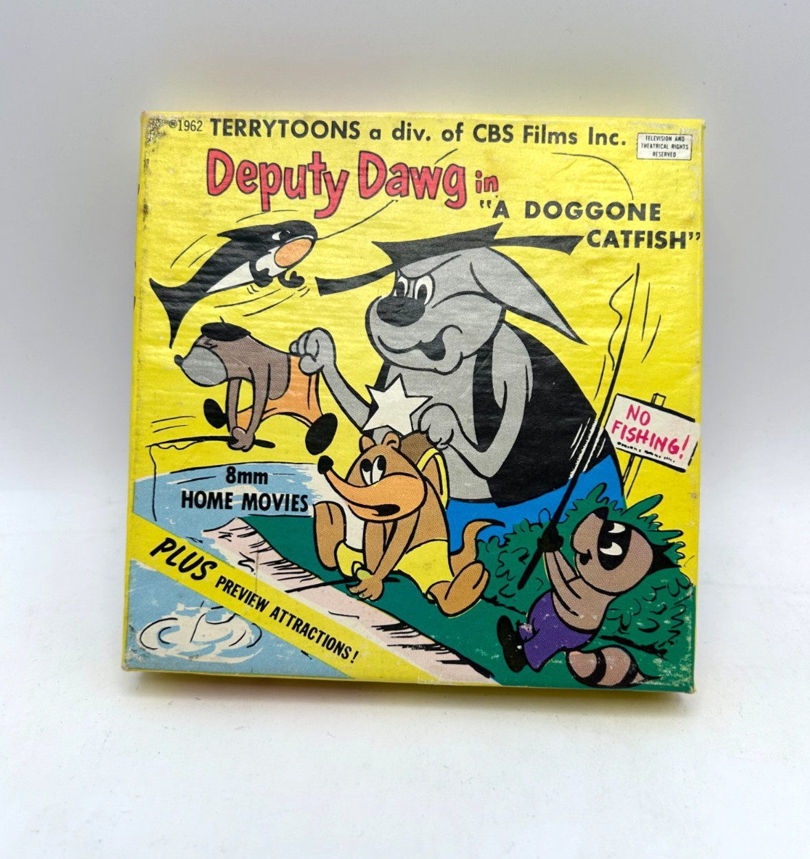 Terrytoons 1962 CBS Films 8mm 506 Deputy Dawg “A Doggone Catfish”