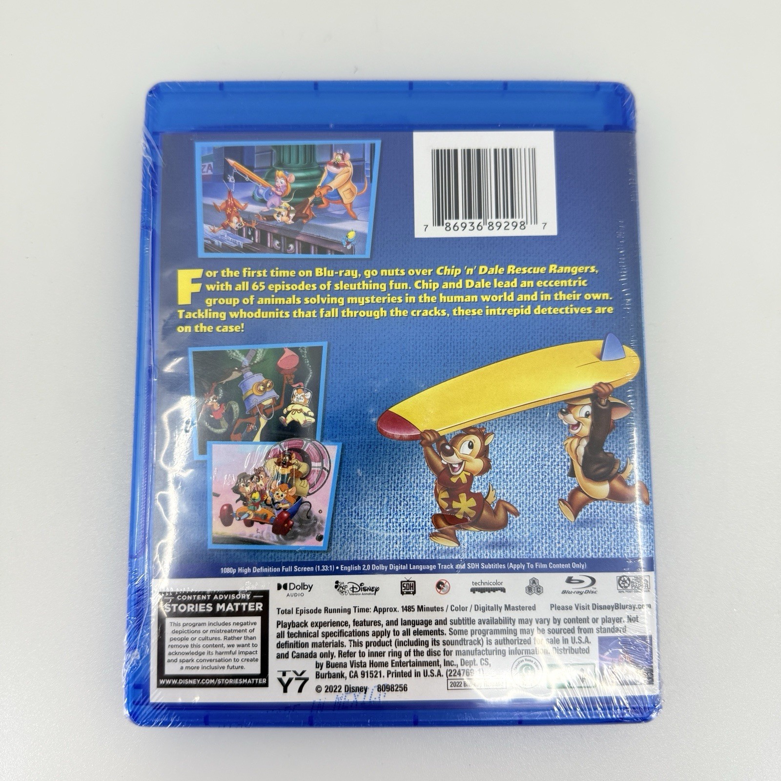 Chip ‘n’ Dale’s Rescue Rangers Complete : 65 Episodes, 6 Disk set – Blu-Ray