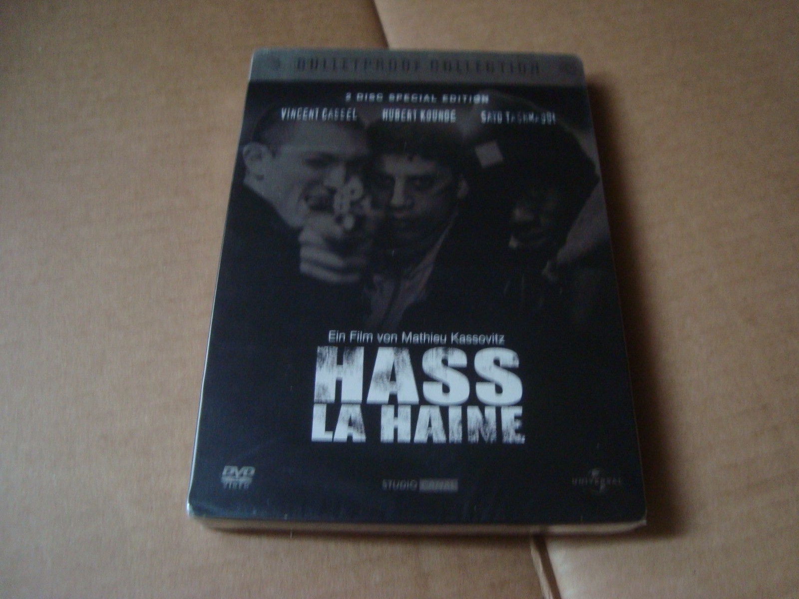 La Haine DVD SteelBook NEW&SEALE Vincent Cassel Mathieu Kassovitz Benoit Magimel