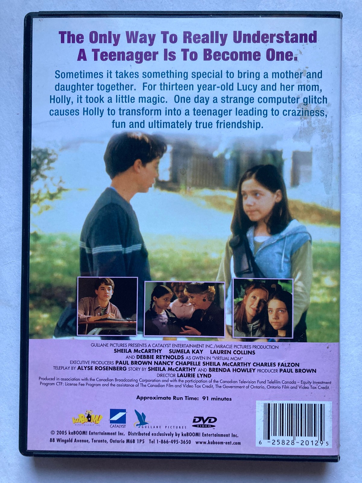 Virtual Mom DVD 2000 Debbie Reynolds 2000s Canadian TV Movie Region 1 RARE