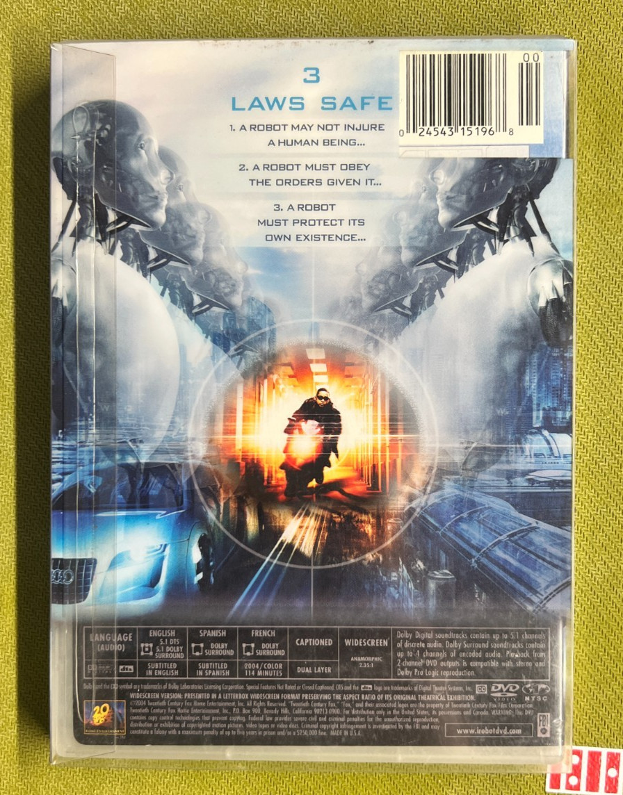 I, Robot DVD Widescreen 2004 – Combined Shipping