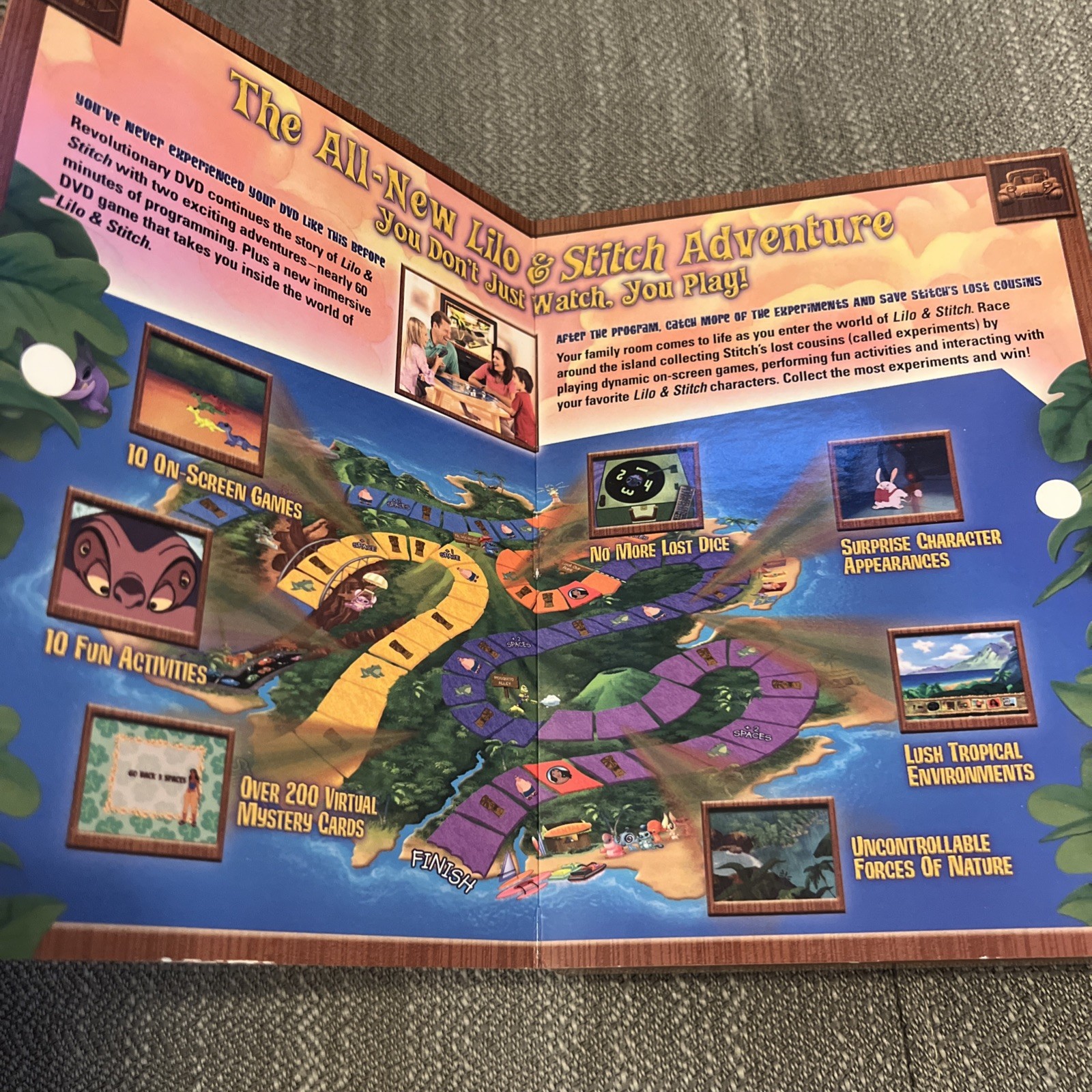 Lilo & Stitch’s Island of Adventures: Disney DVD Adventure Game 2003 DVD & Game