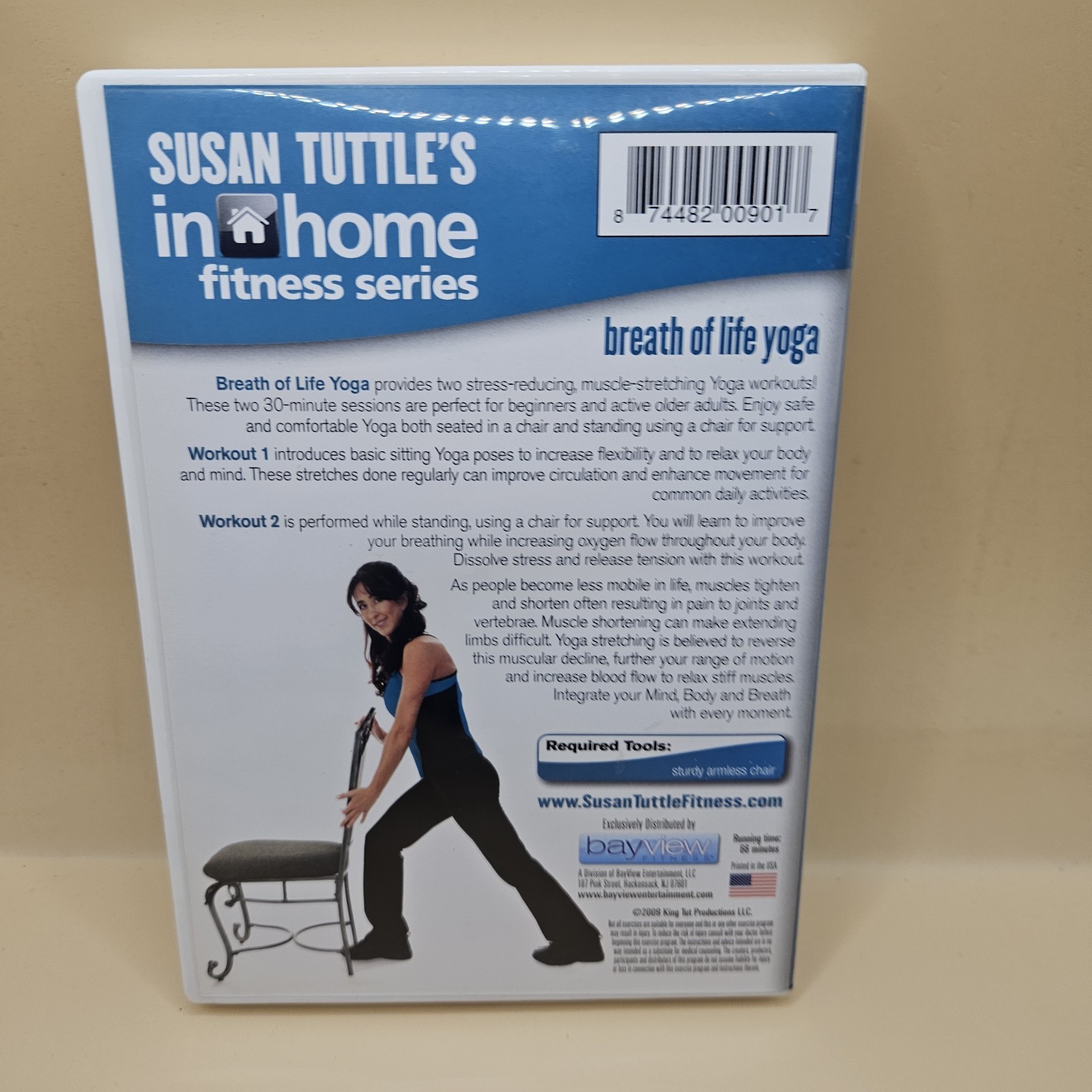 Breath of Life Yoga 1 (DVD) Susan Tuttle Yoga For Limited Mobility