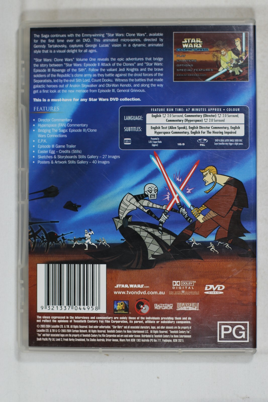 Star Wars Clone Wars Volume 1 – Reg 4 Preowned (D743)