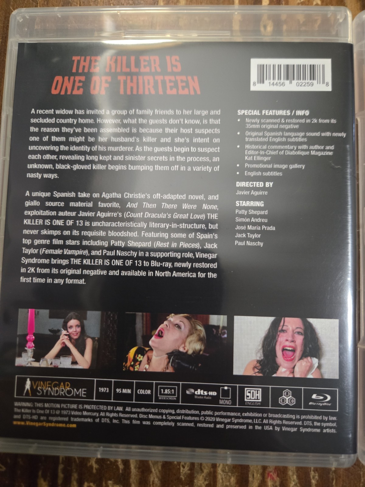 Forgotten Gialli Volume 1 Blu-ray Vinegar Syndrome Limited Edition Box Set RARE!