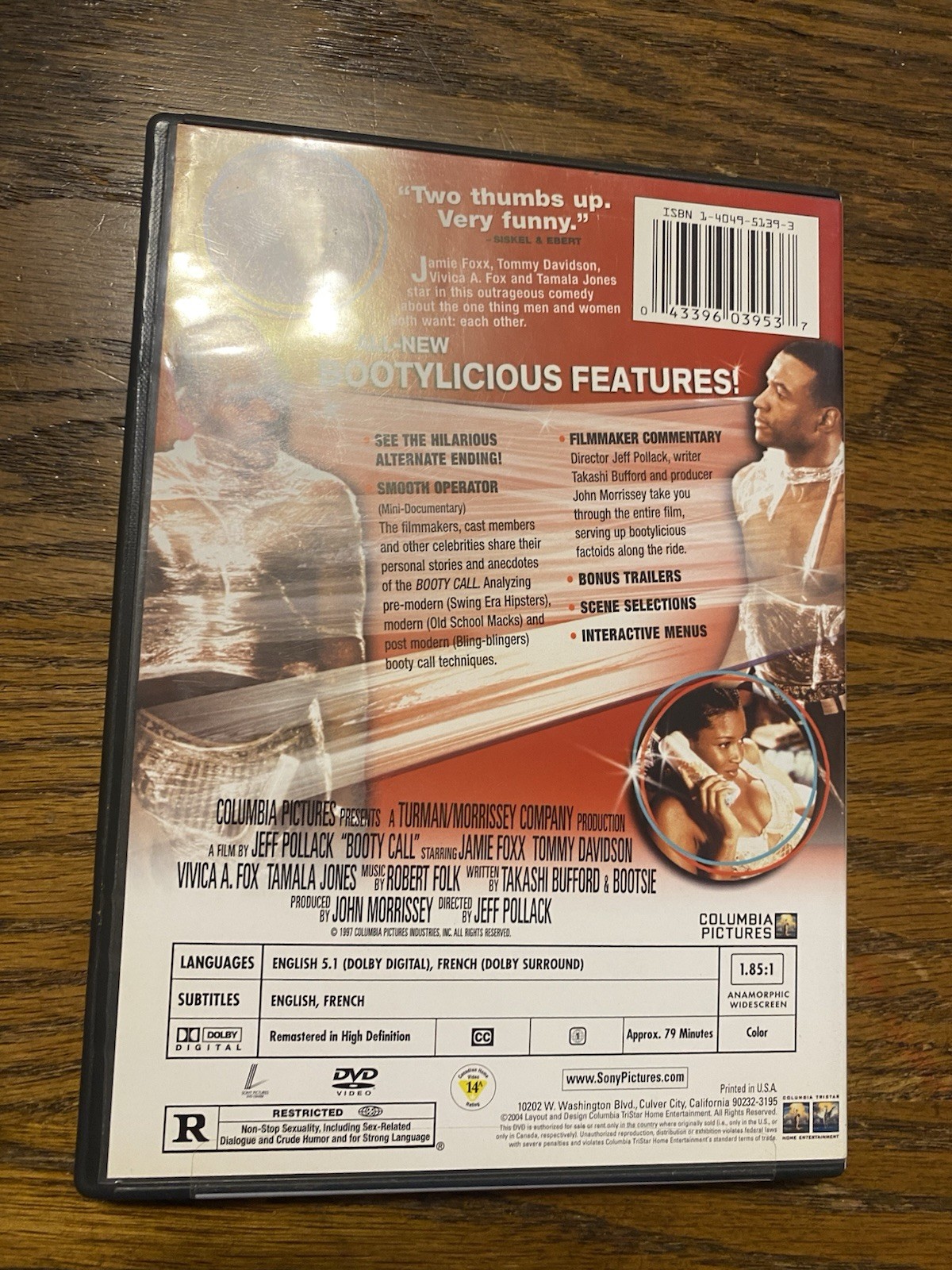 Booty Call: the Bootiest Edition (DVD, 1997 Jamie Foxx Vivica A Fox Tamala Jones