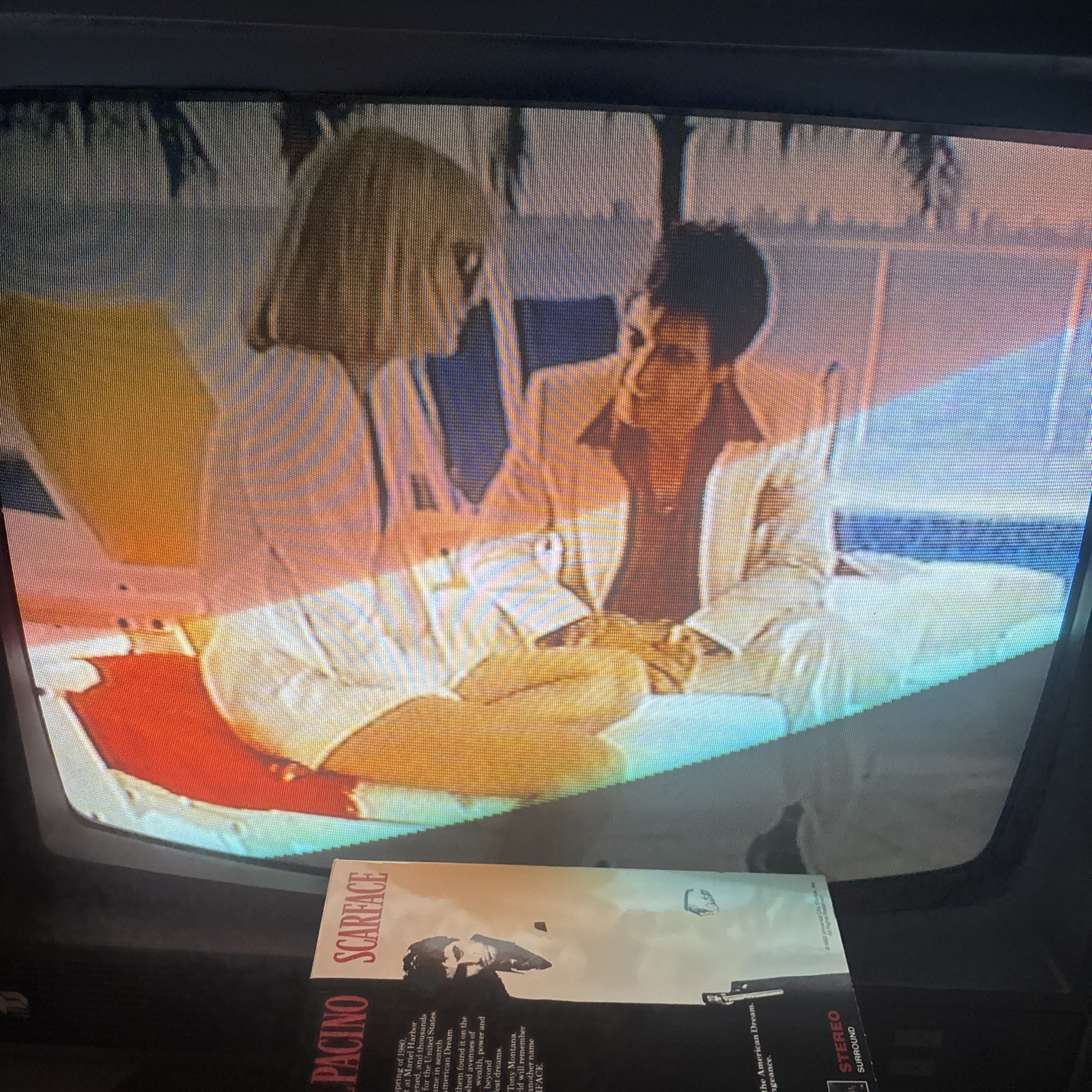 Scarface – VHS – 1990 – 2 Tape Set – Al Pacino – Brian De Palma – Tested Working