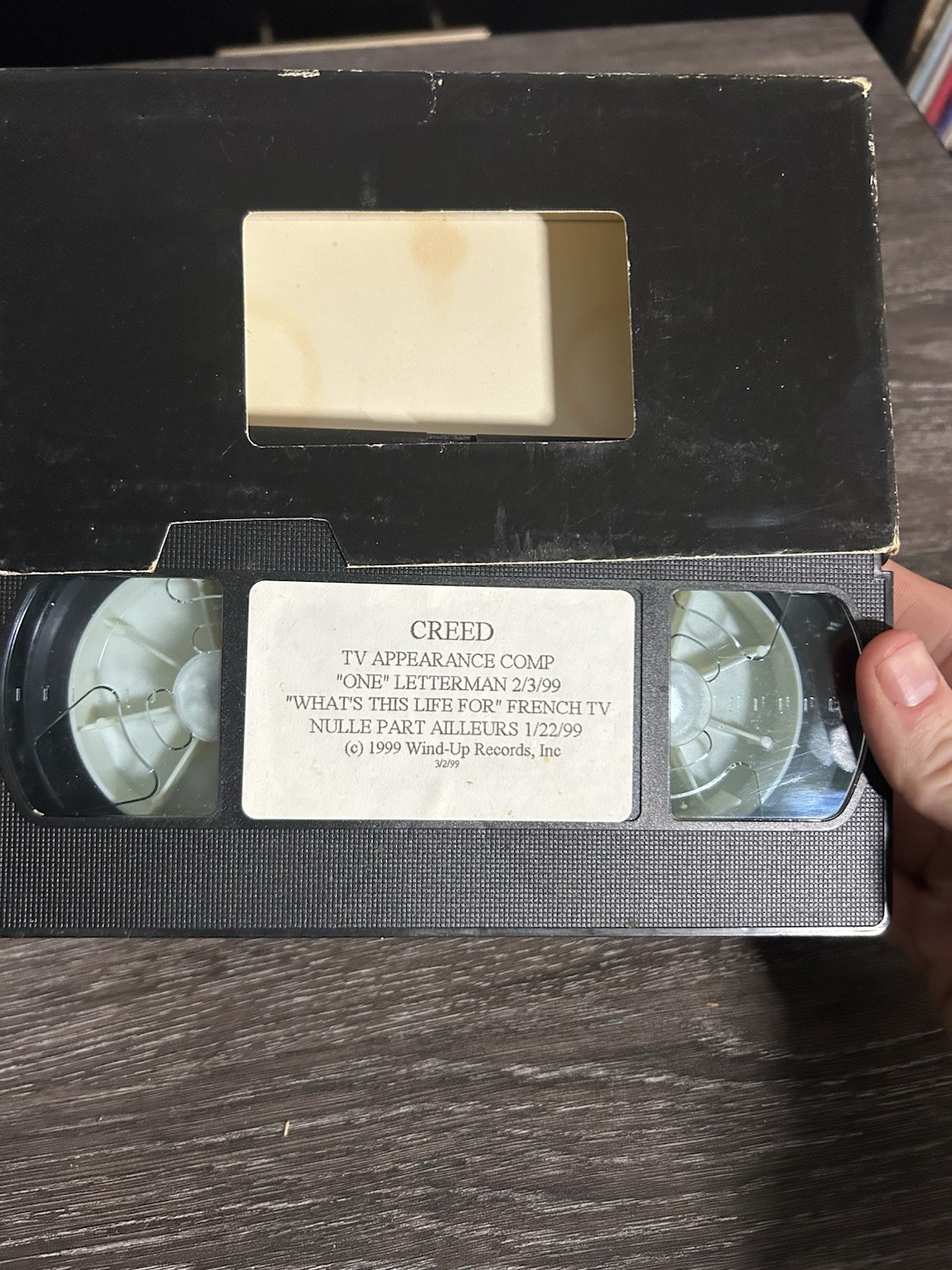 Creed Tv Appearance Comp 1999 Music Video Promo Wind Up Records Vhs