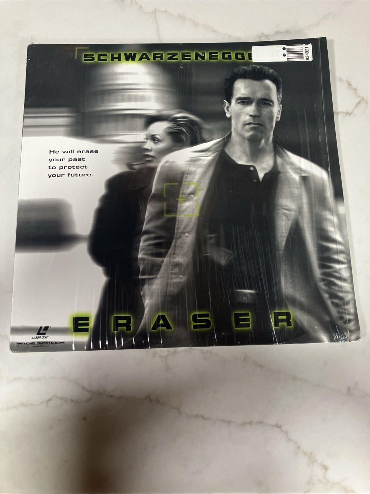 Eraser – 1996 Warner Bros. Laserdisc – Schwarzenegger – New/Sealed