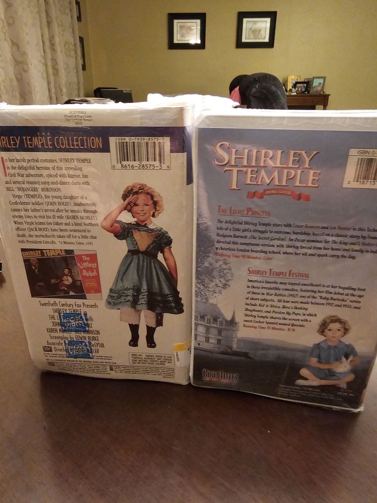 New Sealed Set of Shirley Temple VHS – Little Princess & The Littlest Rebel
