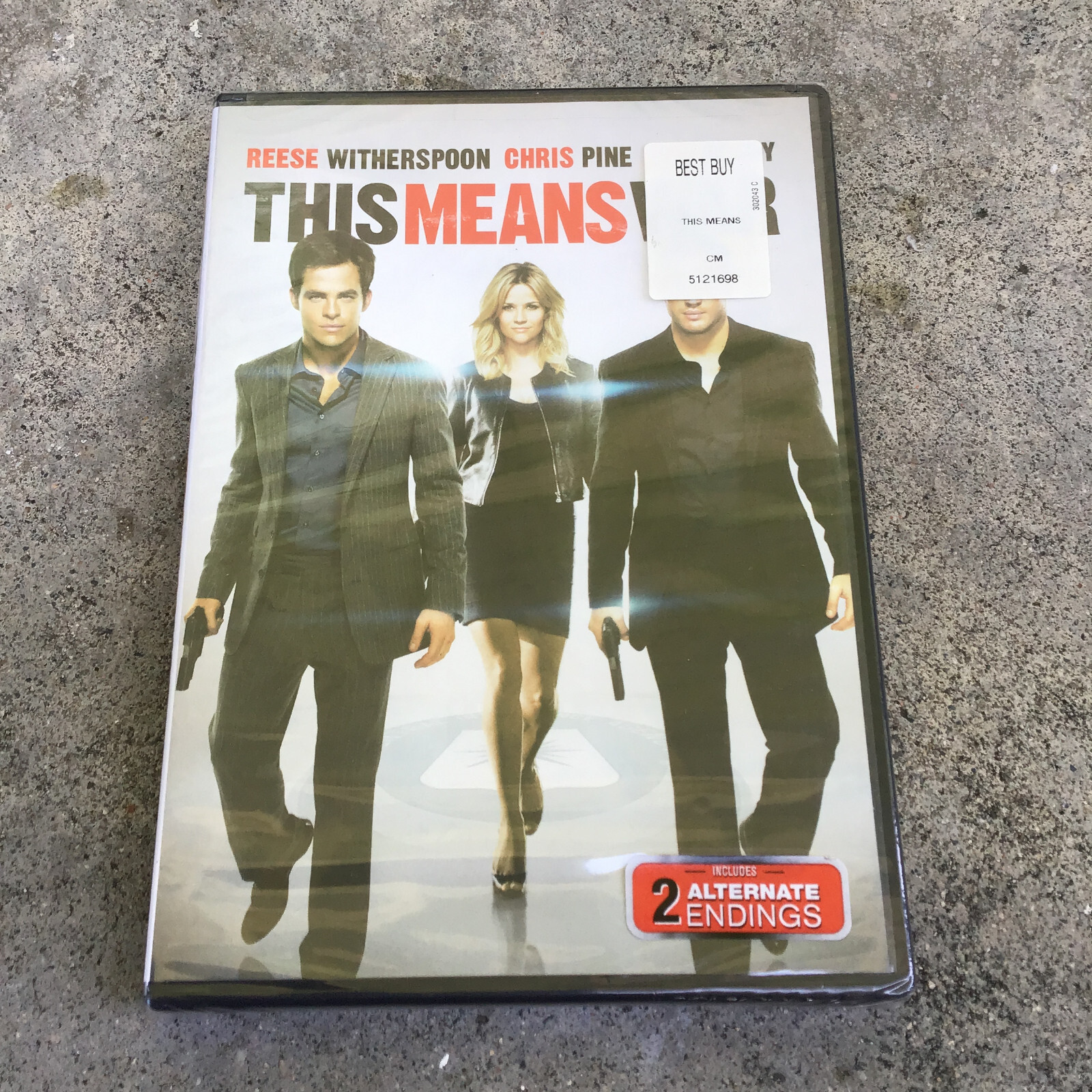 THIS MEANS WAR – Reese Witherspoon DVD NEW/SEALED