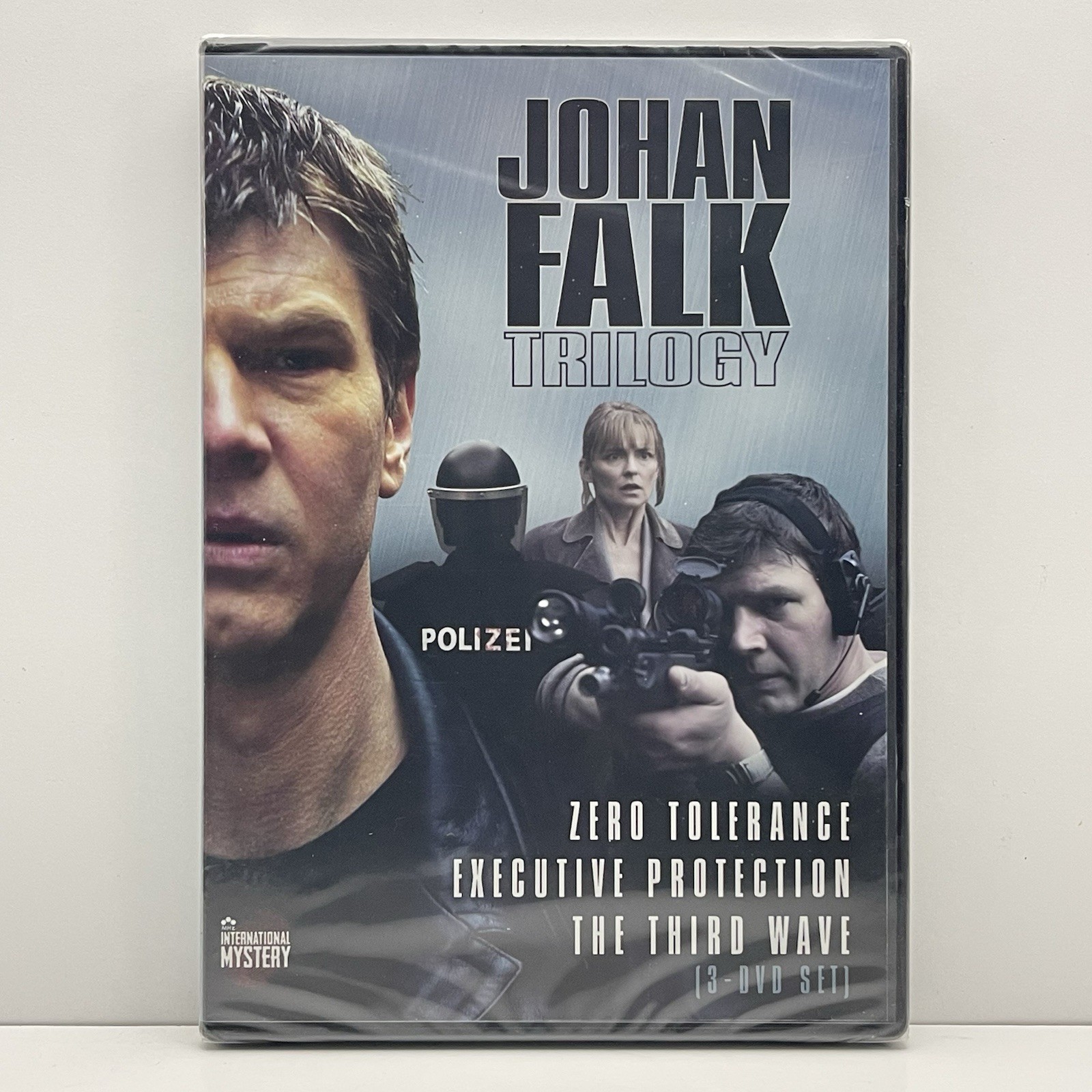 The Johan Falk Trilogy (DVD, 2013, 3-Disc Set) Jakob Eklund Swedish w/Subs NEW